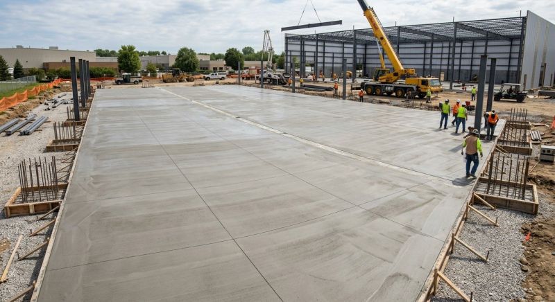 Commercial Slab Installation in Cumming, GA