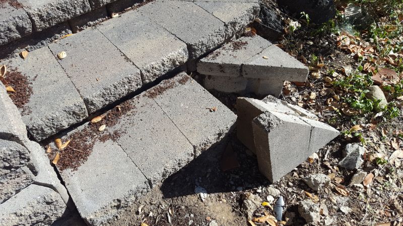 Sunken Paver Repair